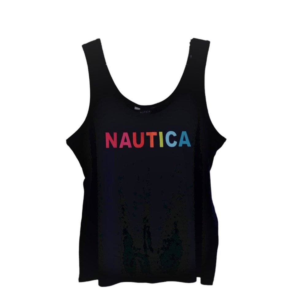 NAUTICA Sleeveless T-shirt Color Navy Blue Size M